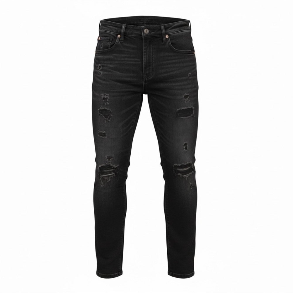 American Eagle Women’s Black Airflex+ Skinny Jeans, NEW
